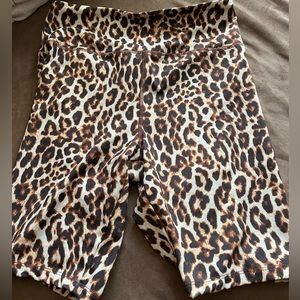 Leopard Biker Shorts